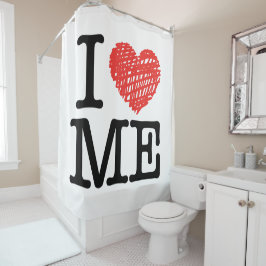 私は愛している シャワーカーテン