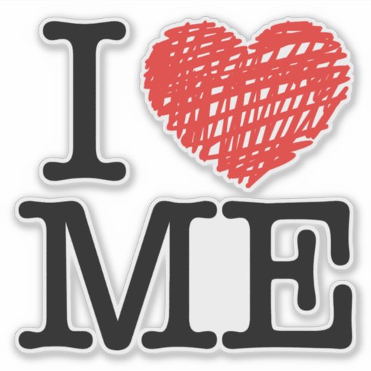 私は愛している シール (正面)