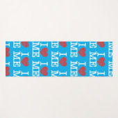 私は愛している ヨガマット (正面(横))