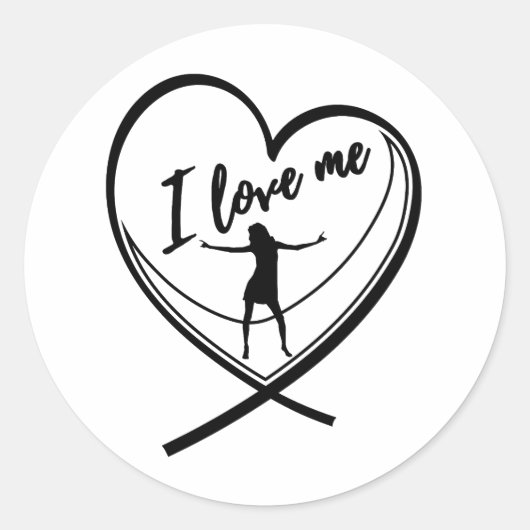 私は愛している ラウンドシール (正面)