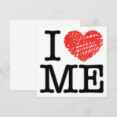 私は愛している 招待状 (正面/裏面)