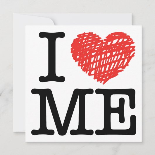 私は愛している 招待状 (正面)