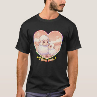 私は愛している Tシャツ