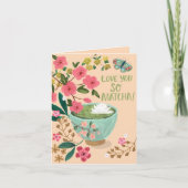 私は愛してそう抹茶lフローラ蝶 シーズンカード (正面)