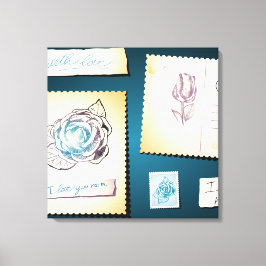 私は愛してるよ、キャンバス キャンバスプリント