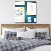 私は愛してるよ、キャンバス キャンバスプリント (インサイチュ (寝室))