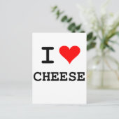 私は愛しますチーズ(ドイツ体)を ポストカード (スタンド正面)