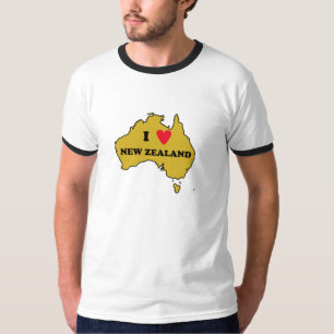 私は愛しますニュージーランド(オーストラリア)を Tシャツ