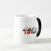 私は愛しますハゲタカ(ユーラシア)を モーフィングマグカップ (正面右)