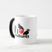 私は愛しますハゲタカ(北アメリカ)を モーフィングマグカップ (正面左)