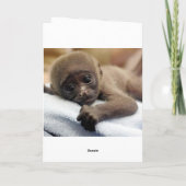 "私は愛しますバナナよりもっと!" バレンタインのカード シーズンカード (裏面)