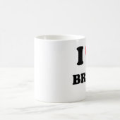 私は愛しますブリル(食糧)を コーヒーマグカップ (中央)