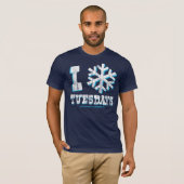 私は愛します火曜日(ヴィンテージ)を Tシャツ (正面フル)
