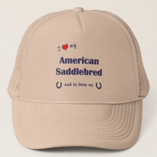 私は愛します私のアメリカのSaddlebred (雄の馬)を キャップ