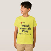 私は愛します私のウェールズ山の子馬(メスの子馬)を Tシャツ (正面フル)