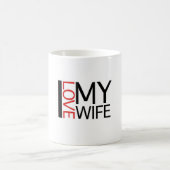 私は愛します私の妻(赤灯特派員)を コーヒーマグカップ (中央)