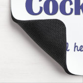 私は愛します私のCockapoo (オス犬)を マウスパッド (コーナー)