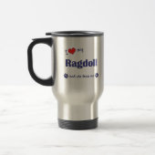 私は愛します私のRagdoll (メス猫)を トラベルマグ (左)