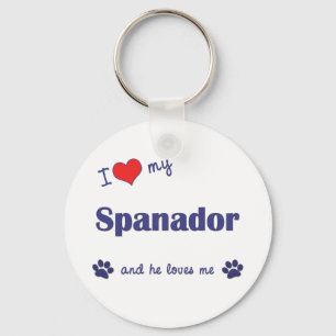 私は愛します私のSpanador (オス犬)を キーホルダー