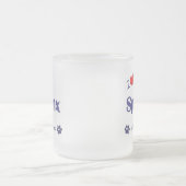 私は愛します私のSphynx (オス猫)を フロストグラスマグカップ (中央)