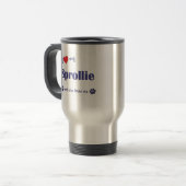 私は愛します私のSprollie (メス犬)を トラベルマグ (正面左)