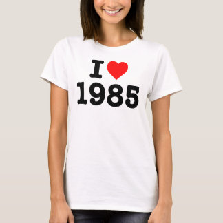 "私は愛します1985年"を Tシャツ