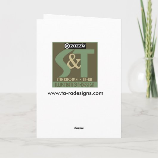 私は愛します カード (裏面)