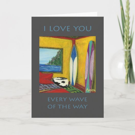 私は愛します カード (正面)