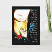 私は愛します カード (正面)