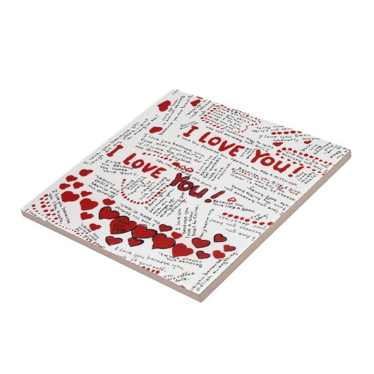 私は愛します タイル (側面)