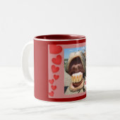 私は愛します ツートーンマグカップ (正面左)