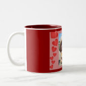 私は愛します ツートーンマグカップ (左)