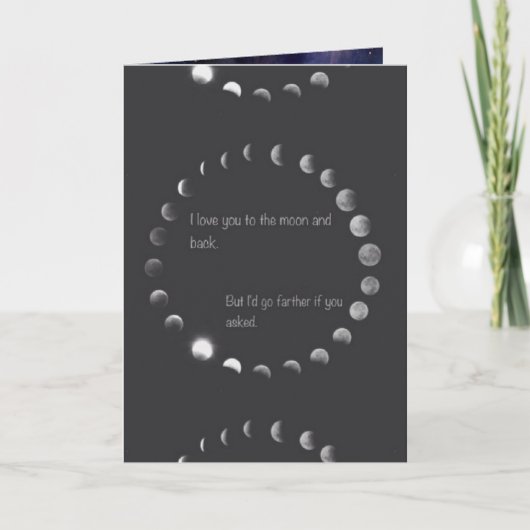 私は愛します….バレンタインのカード シーズンカード (正面)