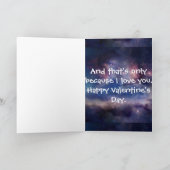 私は愛します….バレンタインのカード シーズンカード (内部)