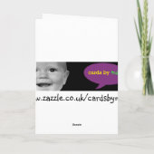 「私は愛します」バレンタインカード(ヒューグラントのスタイル) シーズンカード (裏面)