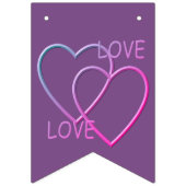 私は愛します バンティングフラッグ (第1の旗)