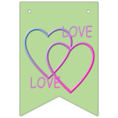 私は愛します バンティングフラッグ (第3の旗)