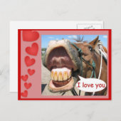 私は愛します ポストカード (正面/裏面)