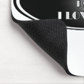 私は愛します マウスパッド (コーナー)