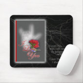 私は愛します マウスパッド (マウス)