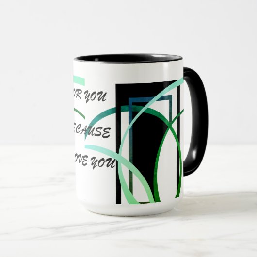 私は愛します マグカップ (正面右)