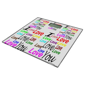 私は愛します 体重計