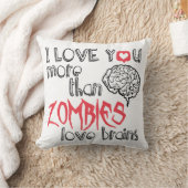 私は愛します[枕] クッション (ブランケット)