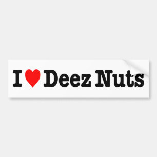 "私は愛しますDEEZのナット"を バンパーステッカー