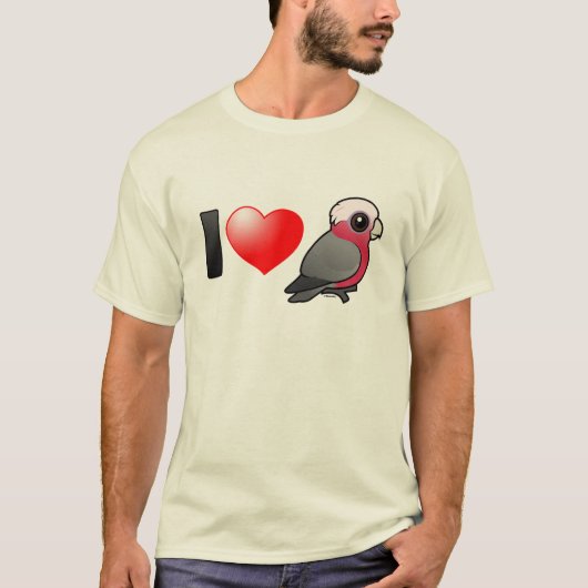 私は愛しますGalahs (頂上)を Tシャツ (正面)