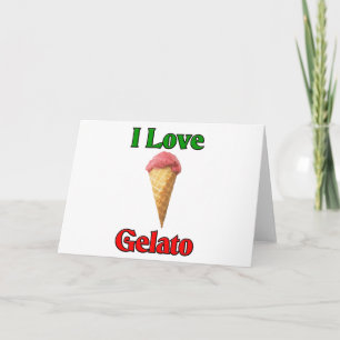 私は愛しますGelato (イタリアンなアイスクリーム)を シーズンカード