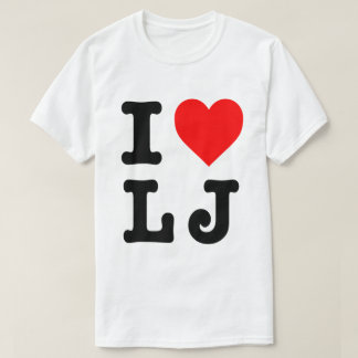 "私は愛しますLJ "を Tシャツ