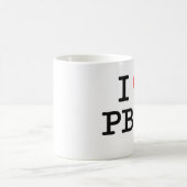私は愛しますPB&J (食糧)を コーヒーマグカップ (中央)