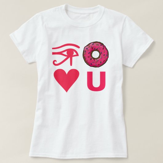私は愛しません Tシャツ (デザイン正面)