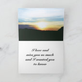 私は愛し恋しく思てあなたのカード カード (内部)